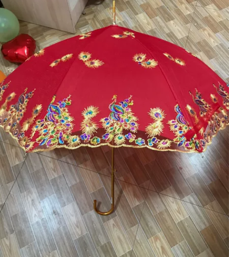 结婚雨伞 全新 只用了一次 在店里买的12...