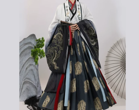 汉服汉服男正品原创中国风汉服女侠客古装交领...