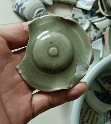 宋代湖田葵口盖，造型独特，釉水足！ 感兴趣...