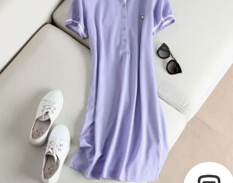 2019夏季新品减龄休闲运动撞色翻领珠地棉...