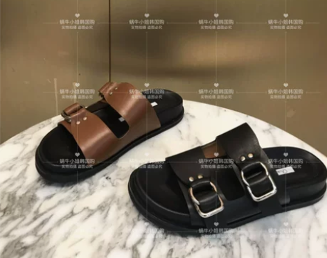 蜗牛小姐 韩国产 手工定制鞋 中性风 好穿...