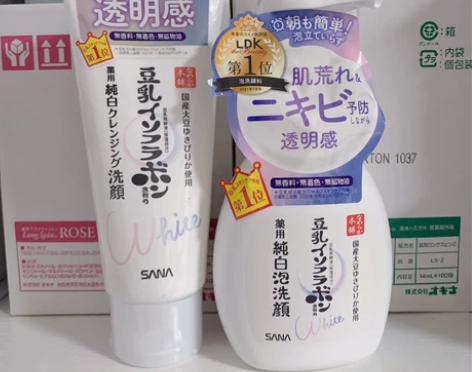 日本本土版SANA莎娜豆乳洗面奶泡沫洁面慕...