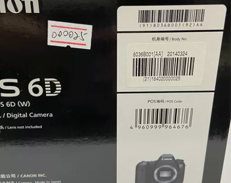 95新佳能 EOS 6D 正常使用痕迹,轻...