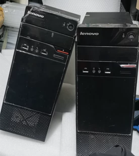 联想扬天M3900c品牌电脑 两台主机,外...