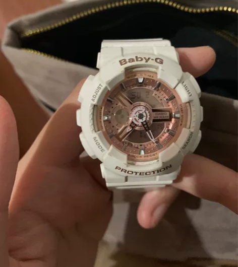 卡西欧Baby- G白玫瑰金 盒子不在了 ...