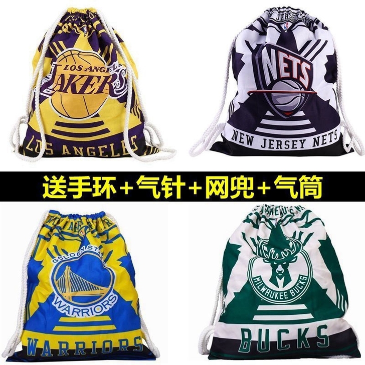 湖人队篮球包网兜篮球袋单肩双肩背包训练运动...