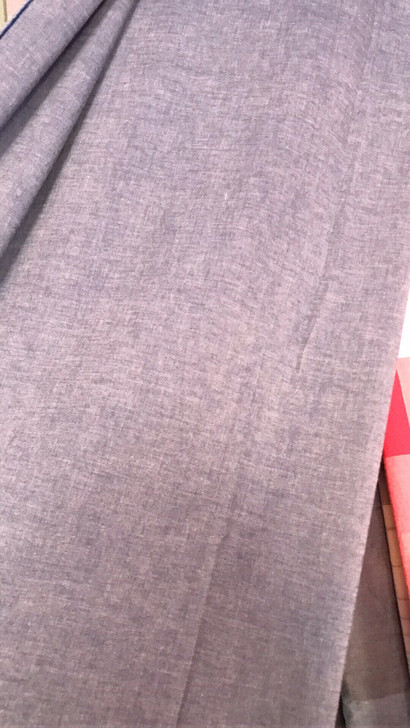 色织素色水洗棉，百分百纯棉。