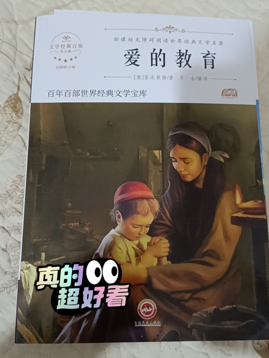 全新课外书《爱的教育》和《童年》正版书籍，...