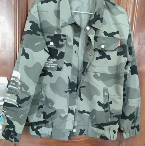 男士迷彩服,春秋款外套M码,165/88A...