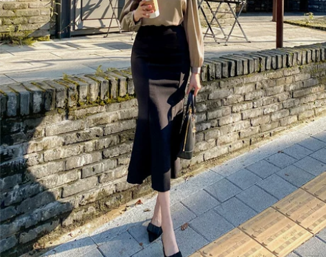 今年新款半身裙子女2022年春夏惊艳鱼尾裙...