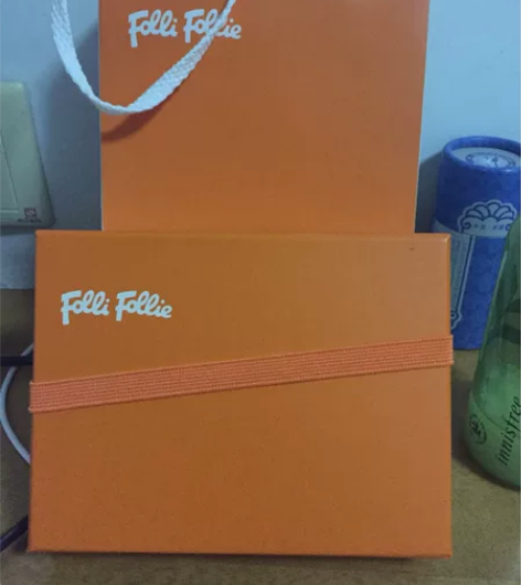 Folli follie女式 漆皮钱包钱夹...