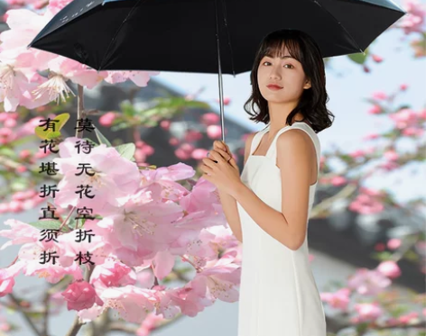 天堂伞黑胶小巧铅笔伞超轻太阳伞女遮阳防晒防...