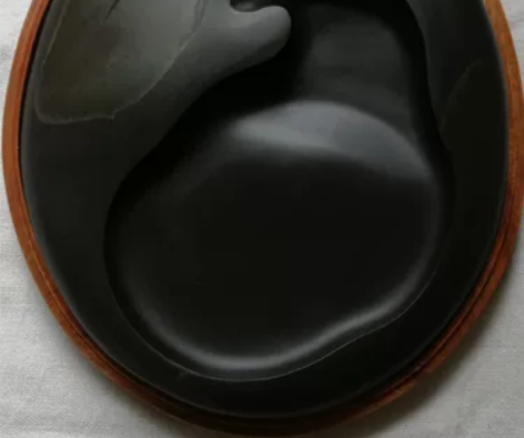 歙砚《悟道》金晕 22/18.8/3c...