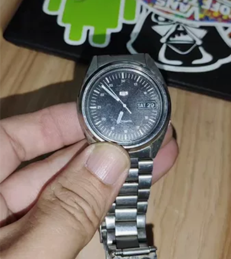 精工5自动机械表男表，机芯型号7s26a。...