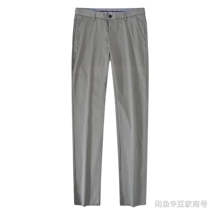 全新七匹狼薄款休闲裤夏款修身直筒棉氨微弹商...
