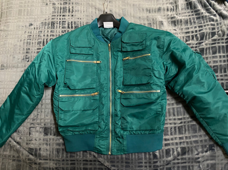 国潮chigga 机能棒球棉服。九新以上 ...
