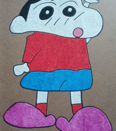 纸浆画手工材料DIY作品纯手工创意装饰画工...