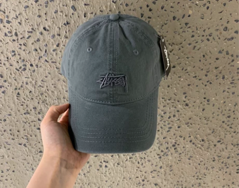 斯图西stussy纯棉小众百搭休闲鸭舌帽弯...