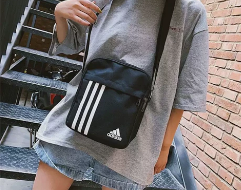 新款斜挎包休闲单肩背包尼龙斜背包跨包学生挎...