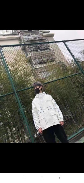 美式休闲原创设计纯棉连帽棒球工装,