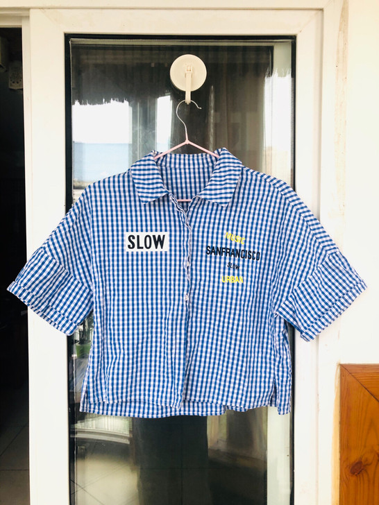Zll蓝格衬衣,实体店打折两百多购入,现在...
