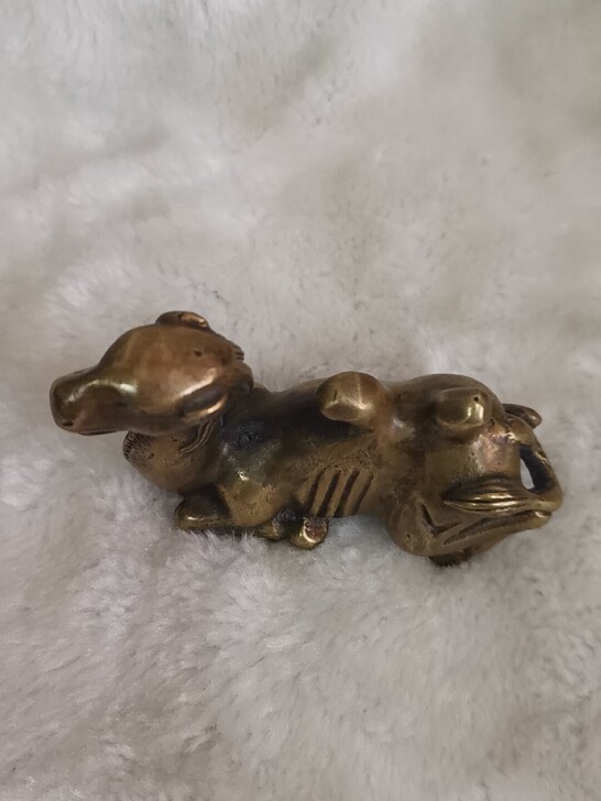 老铜骆驼笔架