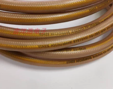 RG393进口军标镀银射频连接线 UHF