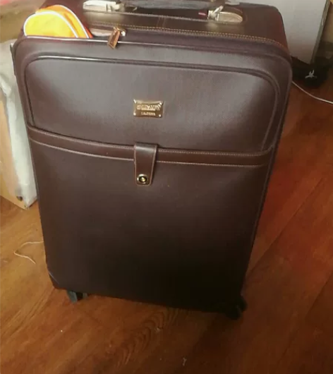 拉杆皮箱,九成新,24寸 高端商务拉杆皮箱...