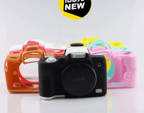 适用佳能EOS M50相机硅胶套canon...