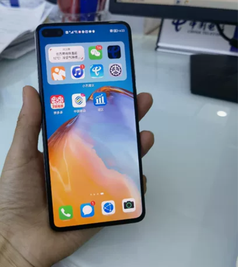 华为p40.8+128内存,华为麒麟980...