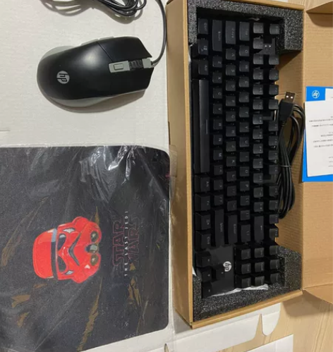 【正品包邮】惠普(HP)K10GL 机械键...