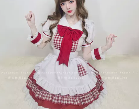 乖张物语Lolita 萌系纯欲女仆装cos...
