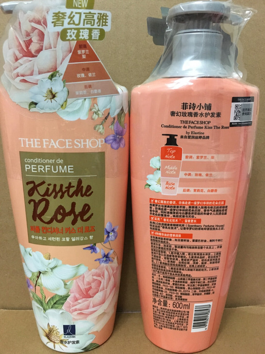 菲诗小铺玫瑰香水护发素600毫升滋养修护,...
