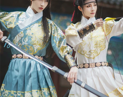 瑞龙吟丨如梦霓裳原创情侣装汉服男女妆花织金...