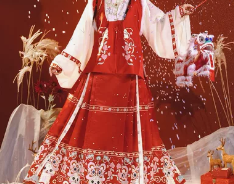 茗月萱【如意】汉服女明制比甲立领马面裙 比...
