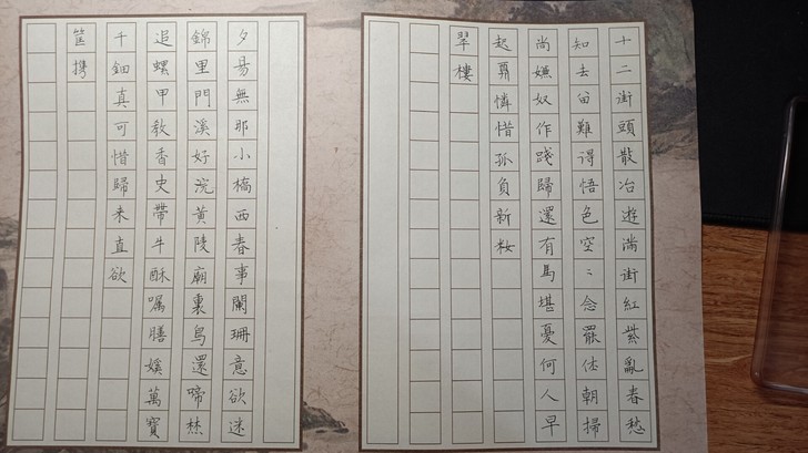 小楷，硬笔，20出看上拿下  可以代写毛笔...