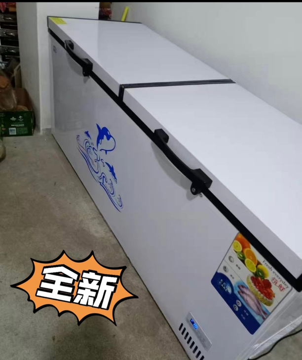 全新【全新包邮】冰柜商用大容量卧式冷藏速冻...