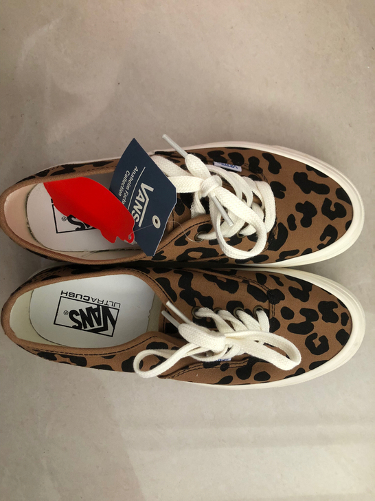 vans豹纹鞋