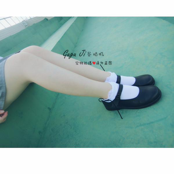 娃娃鞋日系百搭洛丽塔圆头女仆鞋cos皮鞋 ...