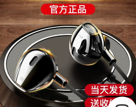 兰士顿耳机 有线高音质手机typec圆孔入...