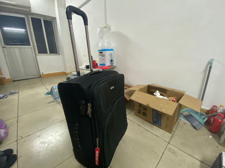 26寸双轮织布行李箱，