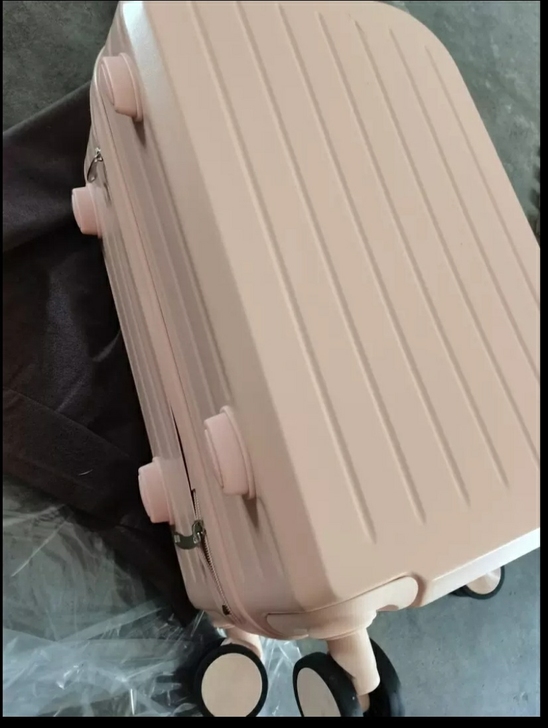 全新糖果色行李箱女20寸学生小型子母箱万向...