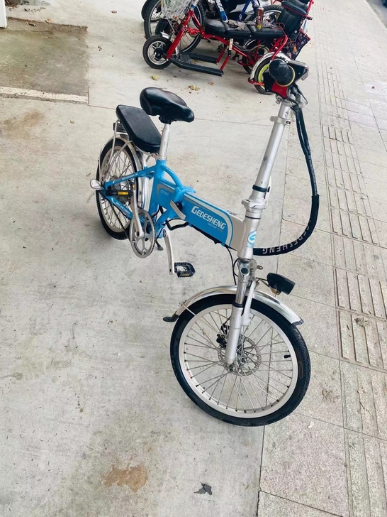 哥得圣折叠电动自行车小型代驾代步电动车超轻...