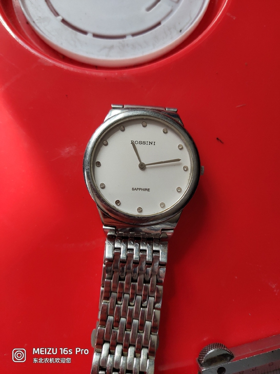 罗西尼超薄手表,37mm,厚5.5mm,走...