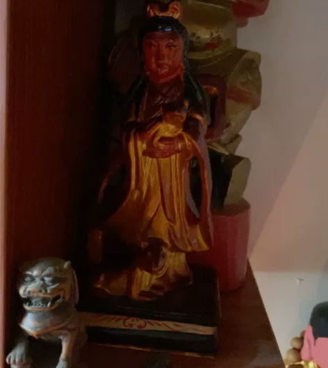 木雕神像 6寸木雕 感兴趣的话点“我想要”...