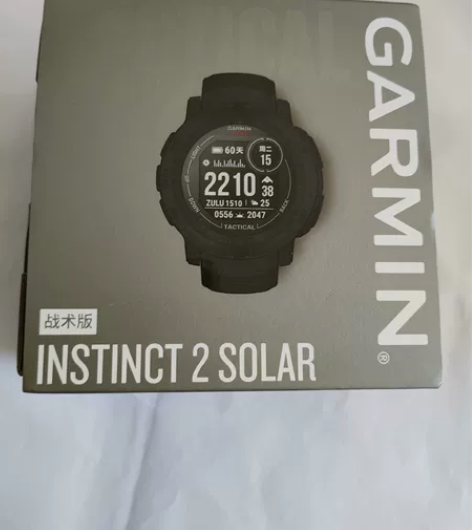 佳明手表本能2太阳能战术版暗夜黑Garmi...