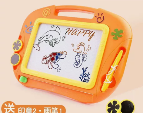 捡漏 全新包邮宝宝超大号画板儿童磁性写字板...
