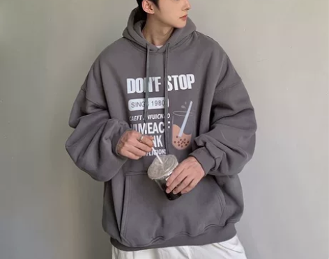 美式hiphop情侣卫衣 男秋冬季ins潮...