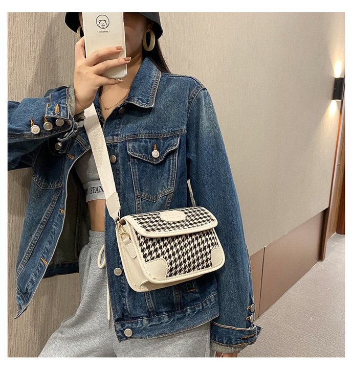 全新：ins女士单肩腋下包包女，流行新款潮。