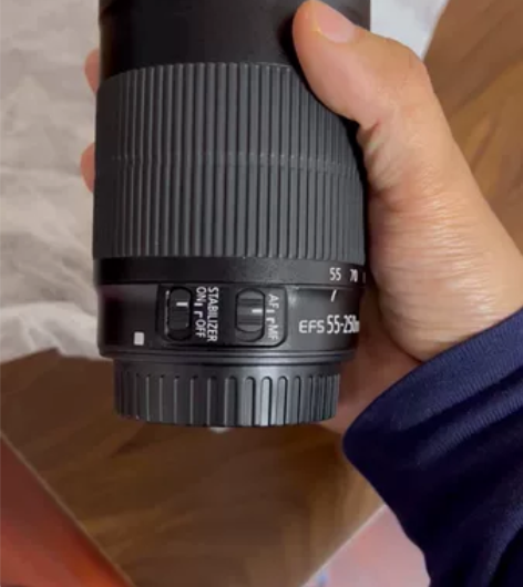 佳能55-250mm镜头 买来只用过两次,...